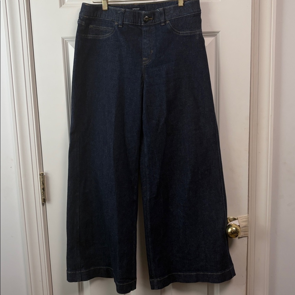 Spanx Wide Leg Pull On Jeans